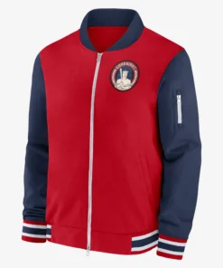Cleveland Guardians Full-Zip Bomber Jacket