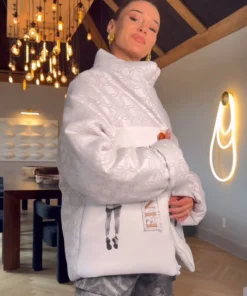 Kristin Juszczyk Caitlin Clark Final Four Jacket