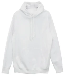 Plain White Fleece Hoodie