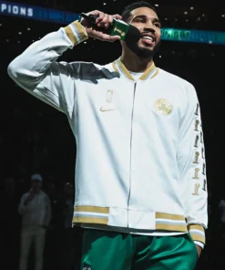 Boston Celtics Trophy Ring Banner Jacket