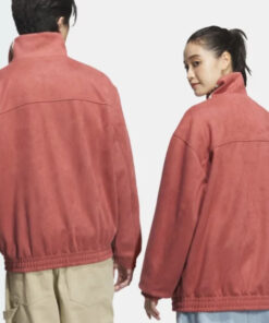 Chinese New Year Suede Jacket Red