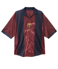 FC Barcelona Retro 2000_01 Home Skeleton Jersey