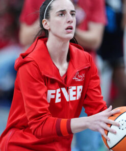 Indiana Fever Caitlin Clark Red Hoodie Jacket