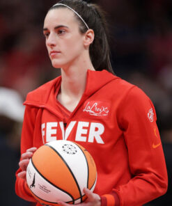 Indiana Fever Caitlin Clark Red Zipper Hoodie