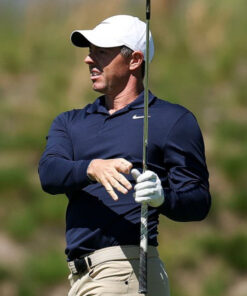 Rory McIlroy Truist Championship 2025 Long Sleeve Blue Shirt