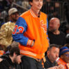 Timothee Chalamet Knicks Orange Jacket