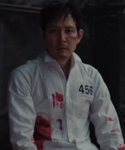 Squid Game Player 456 White Shirt