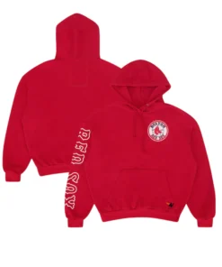 Boston Red Sox Aviator Nation x MLB Red Tri-Blend Hoodie