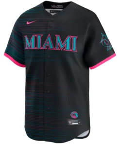 Miami Marlins 2025 City Connect Black Jersey