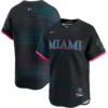 Miami Marlins Black 2025 City Connect Jersey