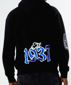 NFL x Aleali May Los Angeles Rams Black Pullover Hoodie