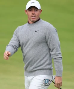 Rory McIlroy The 153rd Open 2025 Grey Sweatshirt
