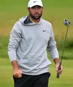 Scottie Scheffler The 153rd Open 2025 Grey Hoodie