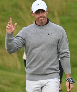 The 153rd Open Rory McIlroy 2025 Grey Sweatshirt