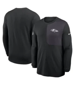 Baltimore Ravens Sideline Coach UV Long Sleeve Shirt