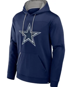 Dallas Cowboys Fanatics Navy Defender Hoodie