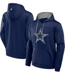 Dallas Cowboys Fanatics Navy Defender Pullover Hoodie