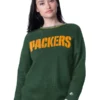 Green Bay Packers Green On the Ball Intarsia Sweater