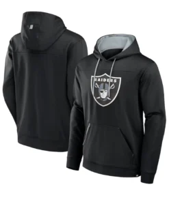 Las Vegas Raiders Fanatics Black Defender Pullover Hoodie