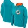 Miami Dolphins Fanatics Aqua Defender Pullover Hoodie