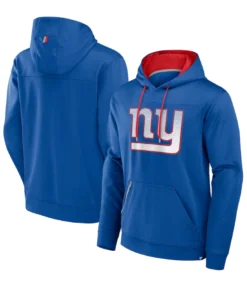 New York Giants Fanatics Royal Defender Pullover Hoodie