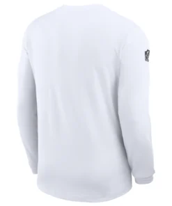 Pittsburgh Steelers 2025 White Sideline Coach UV Long Sleeve T-Shirt