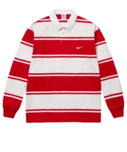 Travis Kelce Nebraska Vs Cincinnati Game Stripe Rugby Shirt