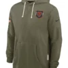 Chicago Bears Olive 2025 Salute To Service Hoodie