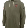 Cincinnati Bengals Olive 2025 Salute To Service Hoodie
