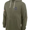 Dallas Cowboys Olive 2025 Salute To Service Hoodie