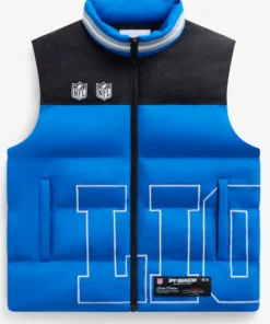Detroit Lions Off Season x NFL Blue Team Puffer Vest