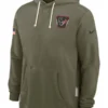 Houston Texans Olive 2025 Salute To Service Hoodie