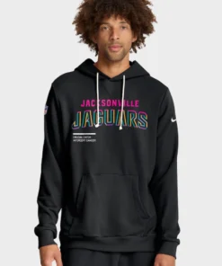 Jacksonville Jaguars 2025 Crucial Catch Sideline Black Hoodie