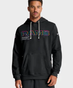 Los Angeles Rams Black 2025 Crucial Catch Hoodie