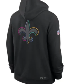 New-Orleans-Saints-Black-2025-Crucial-Catch-Sideline-Dri-FIT-Hoodie.webp