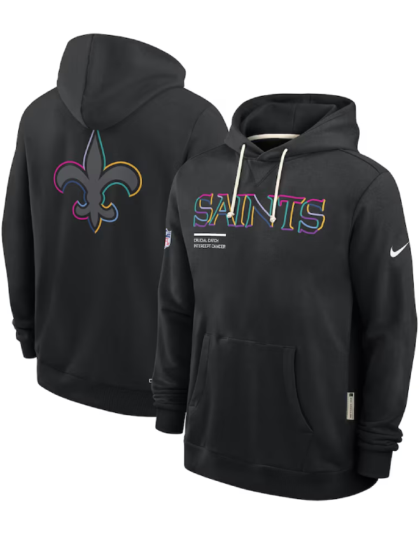 New-Orleans-Saints-Black-2025-Crucial-Catch-Sideline-Standard-Issue-Dri-FIT-Hoodie.webp