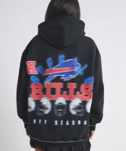 Off Season Buffalo Bills Black Pullover Hoodie