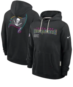 Tampa Bay Buccaneers Black 2025 Crucial Catch Sideline Hoodie