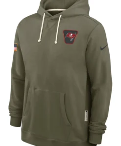 Tampa Bay Buccaneers Olive 2025 Salute To Service Hoodie