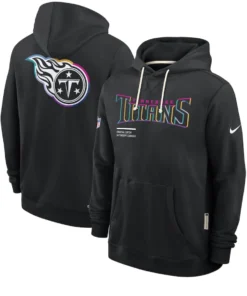 Tennessee Titans Black 2025 Crucial Catch Sideline Hoodie