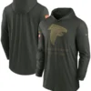 Atlanta Falcons 2025 Salute To Service Hooded Pullover