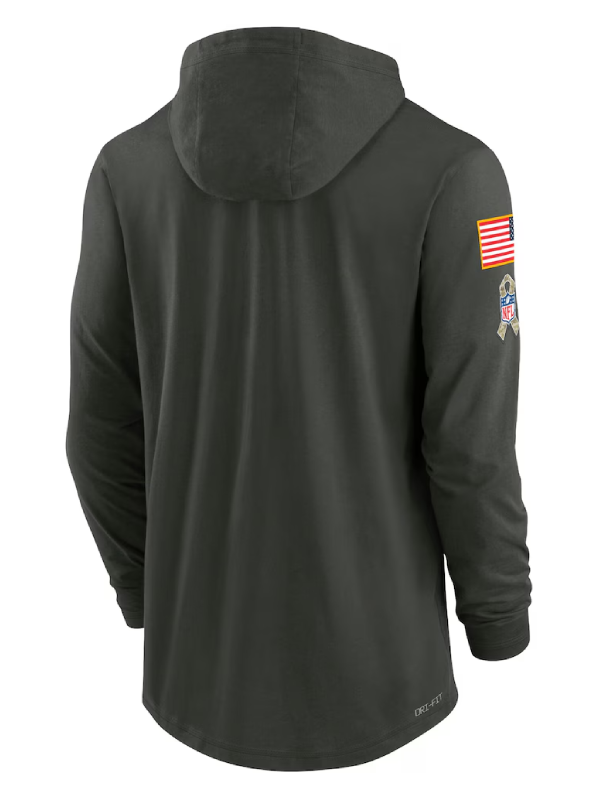 Atlanta Falcons Salute To Service 2025 Hooded Pullover