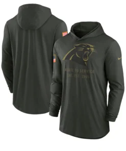 Carolina Panthers 2025 Salute To Service Hooded Pullover