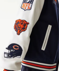 Chicago Bears Navy NFL Varsity Jacket