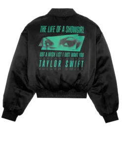 Got A Wishlist Black Bomber Jacket