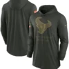 Houston Texans 2025 Salute To Service Hooded Pullover