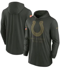 Indianapolis Colts 2025 Salute To Service Hooded Pullover