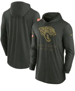 Jacksonville Jaguars 2025 Salute To Service Hooded Pullover