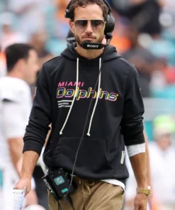Mike McDaniel Miami Dolphins 2025 Crucial Catch Pullover Hoodie