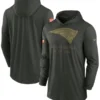 New England Patriots 2025 Salute To Service Hooded Pullover